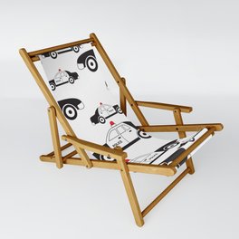 Police Car Pattern  Sling Chair