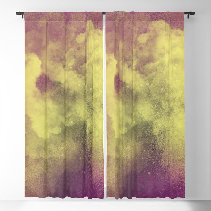 Pink Clouds Blackout Curtain