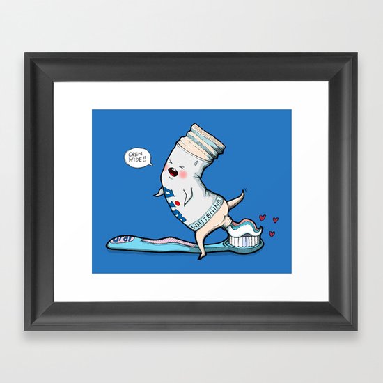 Open Wide! Framed Art Print
