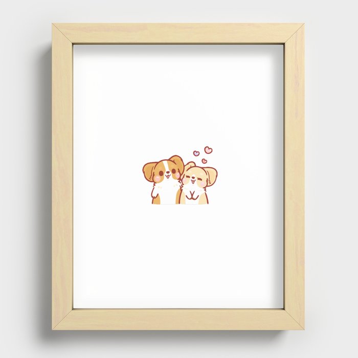 i love your Recessed Framed Print