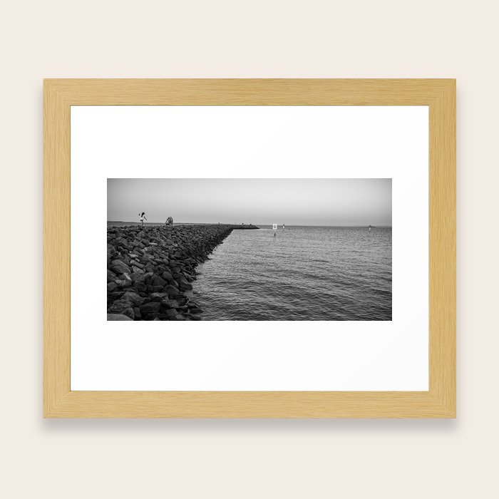 Sunday Afternoon Walk By The Seaside Framed Art Print Sunday Afternoon Walk By The Seaside Framed Art Print