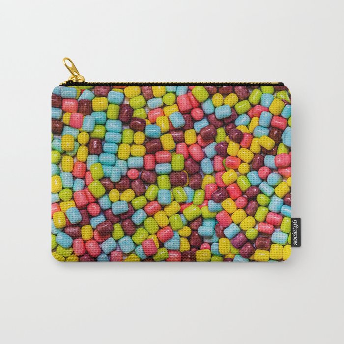 Cotton Candy Marshmallow Candies Pattern Carry-All Pouch