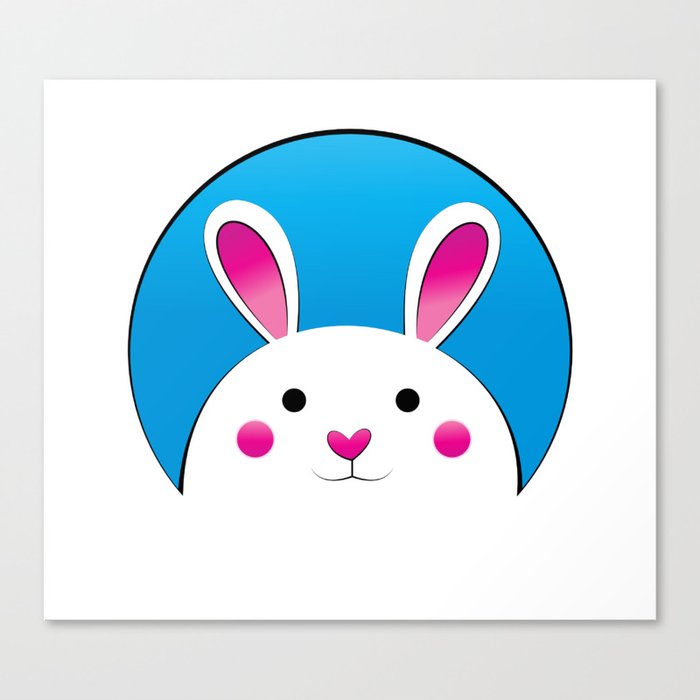 Chubby Bunny Canvas Print
