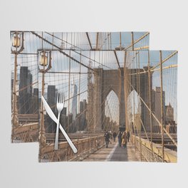 Brooklyn Bridge | Travel Photography in New York City | Winter in NYC Placemat