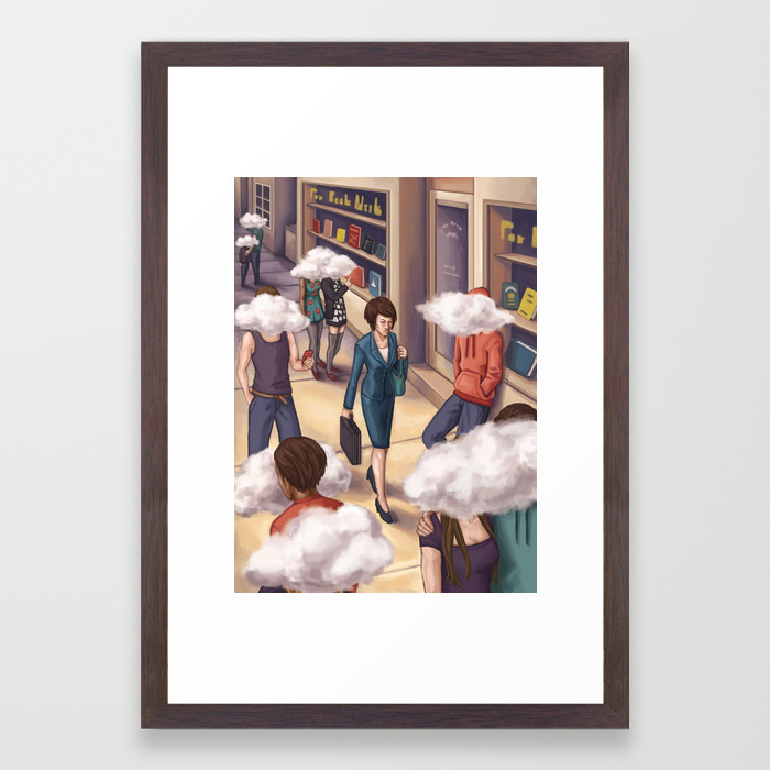 Prosopagnosia Face Blindness Framed Art Print By Rachellaughman Society6