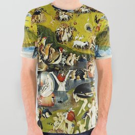 Bosch Garden Of Earthly Delights Panel 2 All Over Graphic Tee