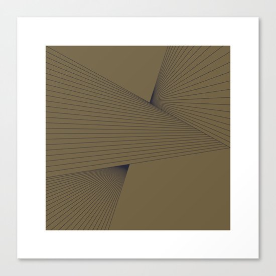 #305 Tension – Geometry Daily Canvas Print