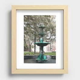 Savannah Fountain Recessed Framed Print