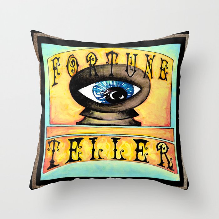 Fortune Teller Throw Pillow