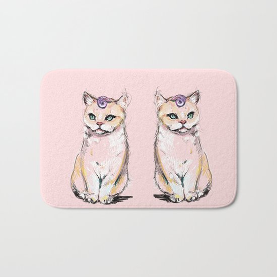 Josephine The Cat Bath Mat