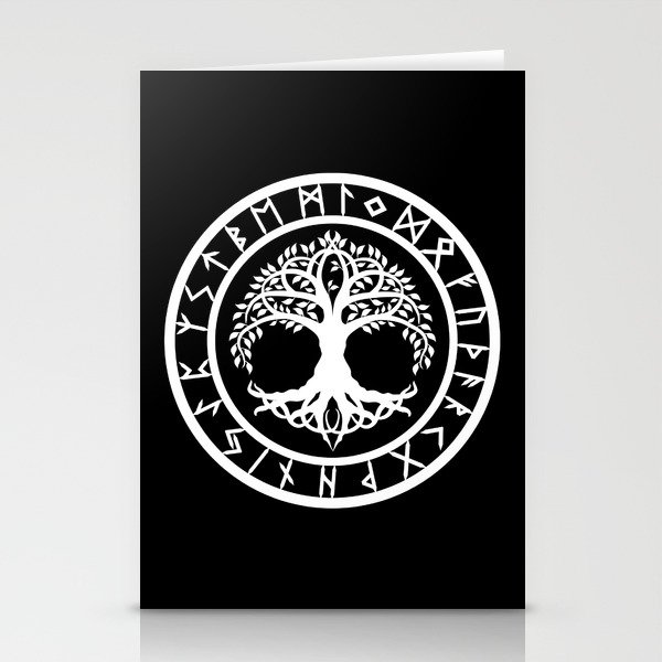 Yggdrasil /// Rune Circle (Variant II) Stationery Cards