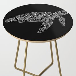 Elegant Vintage Turtle Perfectly Balanced Side Table