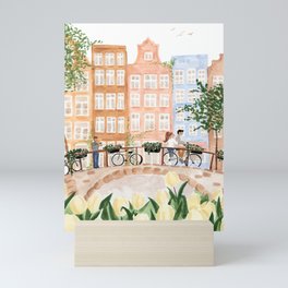 Amsterdam in the Spring Mini Art Print