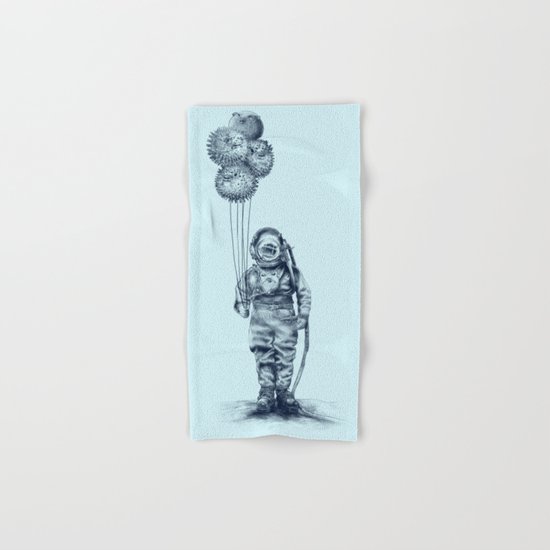 Balloon Fish - monochrome option Hand & Bath Towel
