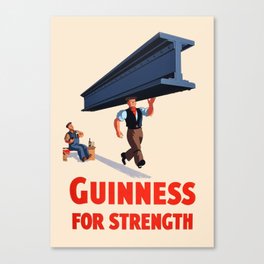 0010 - Guinness For Strength (Steel Beam) Poster Canvas Print