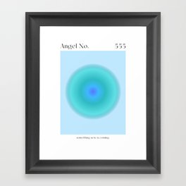 Angel Number 555 Framed Art Print