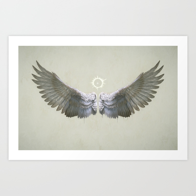 Icarus Wings Art Print By Riseofthesparrows Society6