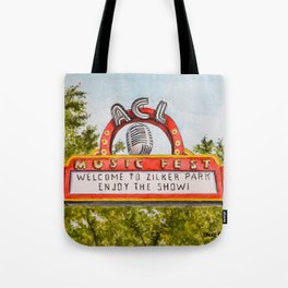 ACL Music Fest Sign Tote Bag