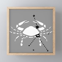 cancer zodiac Framed Mini Art Print