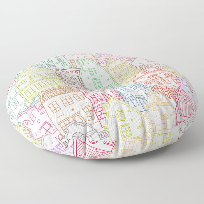 city Floor Pillow