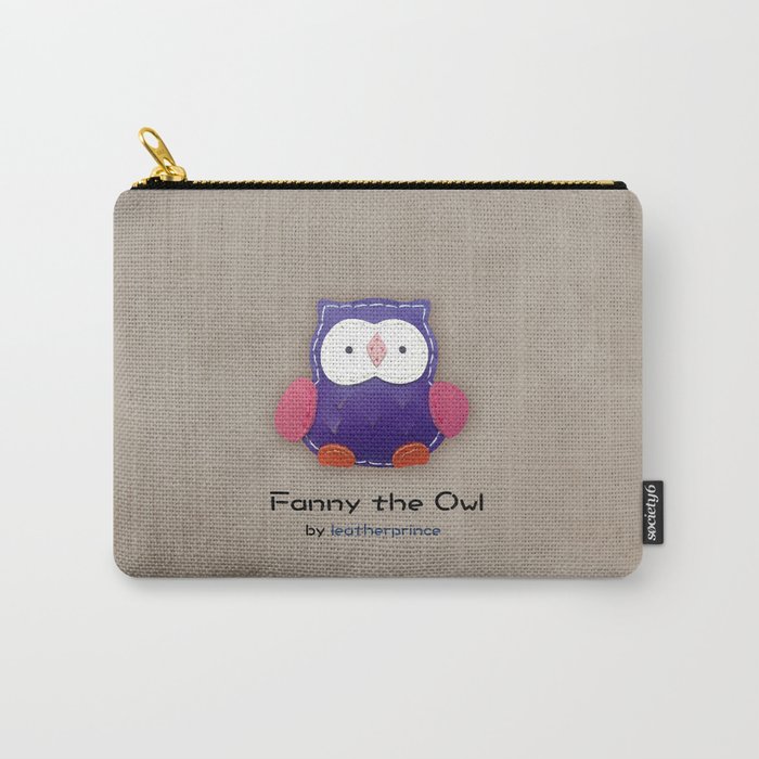 Fanny the owl by leatherprince Carry-All Pouch