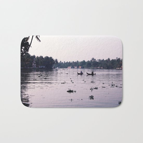 Sunrise Fishing Bath Mat