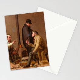 The Tough Story, Scene in a Country Tavern, 1837 by William Sidney Mount Stationery Card