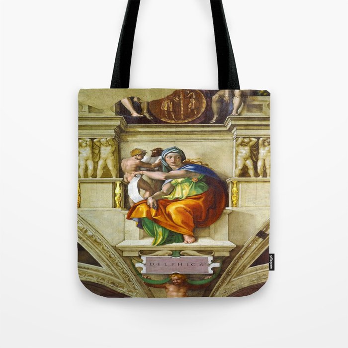 Michelangelo Delphic Sibyl Tote Bag