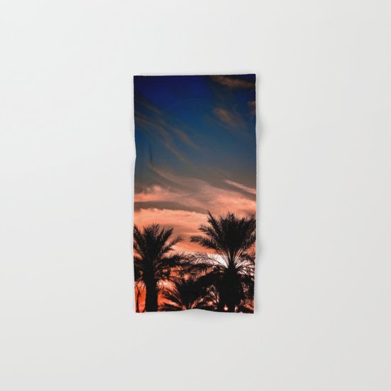 Palm Sunset Hand & Bath Towel