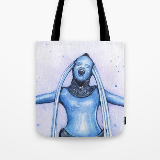 Diva Plavalaguna | Fifth Element Watercolor Art Tote Bag