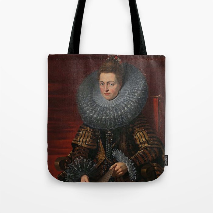 Tudor Lady in large Ruff collar Tote Bag