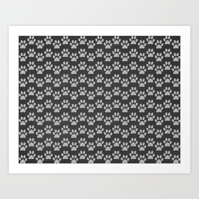 Paw Print Art Print