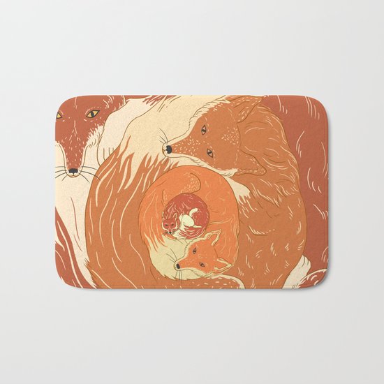 Foxes Bath Mat