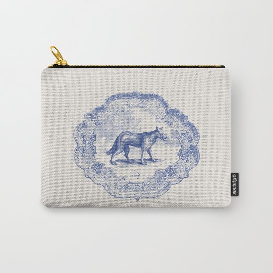 DelftWare Wolf Carry-All Pouch