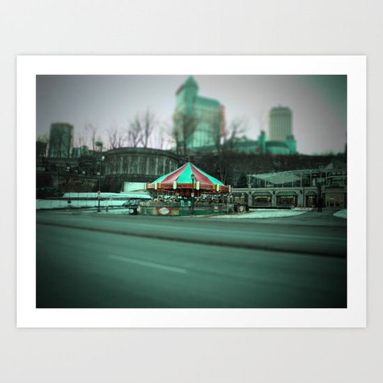 Carousel Art Print