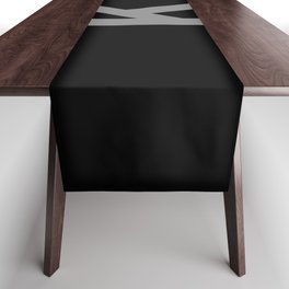 LETTER K (GREY-BLACK) Table Runner