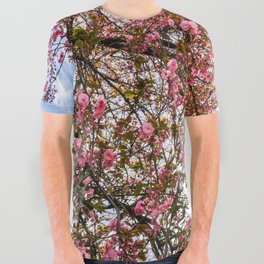 New York City cherry blossom All Over Graphic Tee