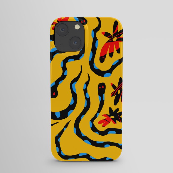 Floral Snakes iPhone Case