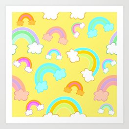 Melemele Rainbows for Days Art Print