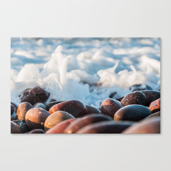 Sea foam Canvas Print