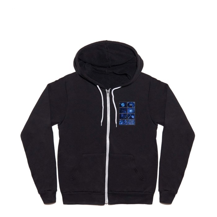 A quick view of the universe Full Zip Hoodie