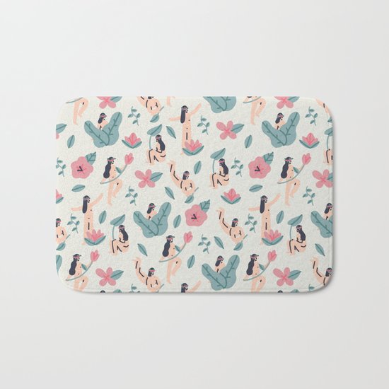Natural Girls Bath Mat