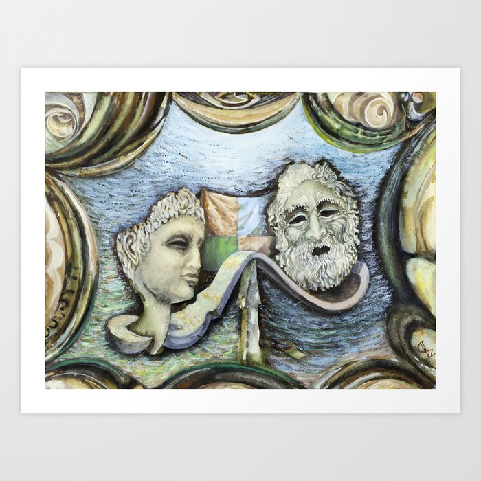 Youth and Old Age Art Print