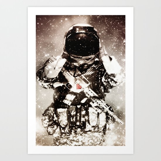 Over the Moon Art Print