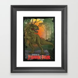 Jurassic Park | T-Rex Framed Art Print