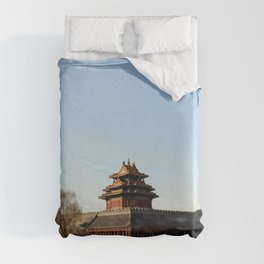 China Photography - Autumn At The Forbidden City In Beijing Duvet Cover