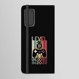 Level 19 unlocked in 2022 gamer 19th birthday gift Android Wallet Case