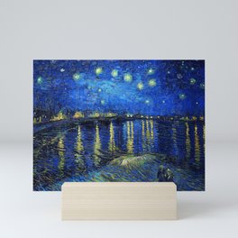 Starry Night Over the Rhone by Vincent van Gogh Mini Art Print