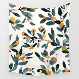 Clementine Sprigs Wall Tapestry