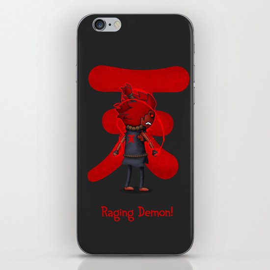 Raging Demon iPhone & iPod Skin